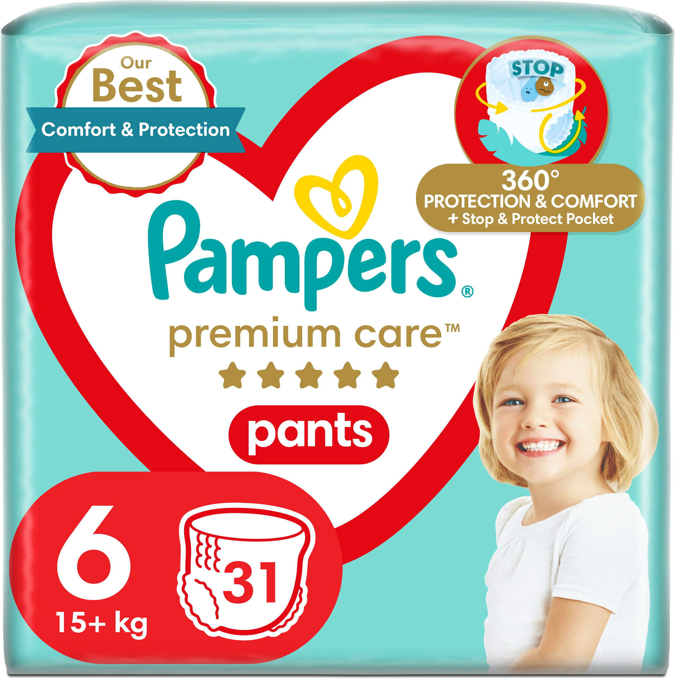 Pampers pants best sale premium 6