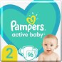 PAMPERS Active Baby size 2, (96 pcs), 4-8 kg - Disposable Nappies