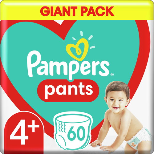 PAMPERS Pants size 4+, (60 pcs) - Nappies - Main image