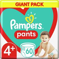 PAMPERS Pants size 4+, (60 pcs) - Nappies