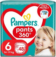 PAMPERS Pants Velikost 6, (48 ks), 15 kg+ - Plenkové kalhotky