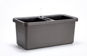 Plastia Self-watering Box Berberis DUO, Anthracite - Flower Box