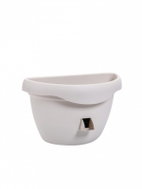 PLASTIA Květináč samozavlažovací SIESTA, průměr 29cm, slonová kost - Květináč