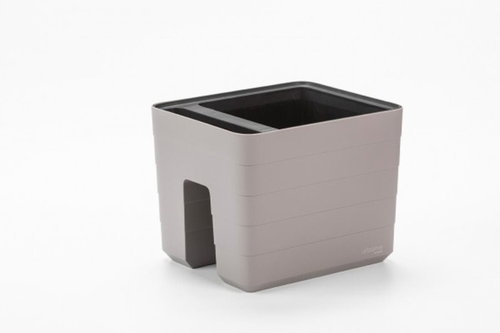 Berberis samozavlažovací truhlík na zábradlí taupe - Truhlík - Main image