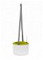 PLASTIA Květináč samozavlažovací - žardina, BERBERIS, průměr 26cm, bílá + zelená - Květináč