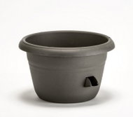 PLASTIA Květináč samozavlažovací - žardina SIESTA, průměr 30cm, antracit - Květináč