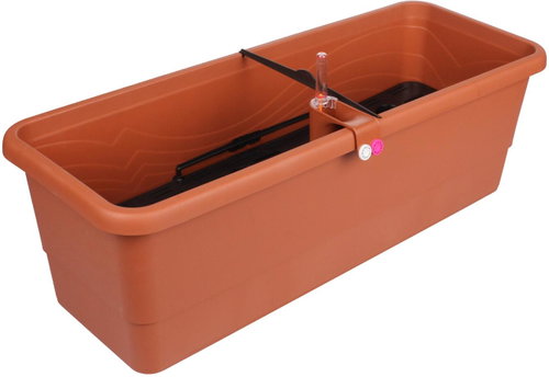 Plastkon Gardenie Smart, terakota 60 cm - Truhlík - Main image