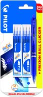 Pilot FriXion Clicker 07, Blue + Refill Blue 2x 3 pcs - Roller