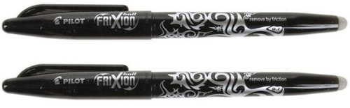 PILOT FriXion Ball 07 / 0,35 mm - schwarz - 2er-Pack - Radierstift - Hauptbild
