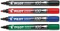 PILOT Permanent Marker 100 1mm Set mit 4 Farben - Marker