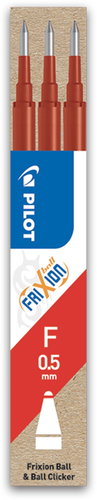 PILOT Frixion 05 / 0,25 mm, rot - 3er-Pack - Mine für radierbaren Stift - Hauptbild