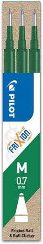 PILOT FriXion 07 / 0,35 mm, 3 db, zöld - Radírozható toll betét - Fő fotó