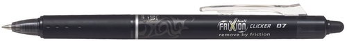 PILOT Frixion Ball 0.7/0.35mm Black + 3x Spare Cartridge - Kit - Main image
