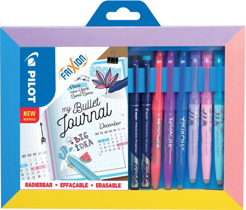 PILOT FriXion Bullet Journal Set - 8-teilig - Schreibutensilien-Set - Hauptbild