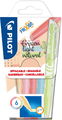 PILOT FriXion Light Natural Colors Colors 1.0 - 3.3 mm, sada 6 barev