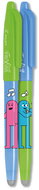 PILOT FriXion Ball Best Friends 07 / 0.35 mm, světle zelená/nebeská modř, Music - Radierstift