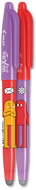 PILOT FriXion Ball Best Friends 07 / 0.35 mm, červená/fialová, Flower - Radierstift