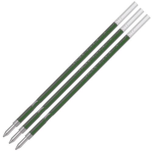 PILOT Super Grip M 1,0/ 0,27 mm, zelená, balení 3 ks - Ballpoint Refill - Main image
