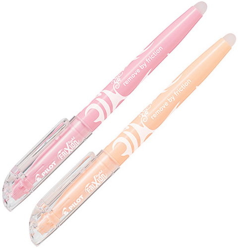 PILOT FriXion Light Natural Colors 1,0 - 3,3 mm, světle oranžový a korálově růžový, balení 2 ks - Highlighter - Main image