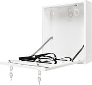 Pulsar CP-PR-103 Lockable wall cabinet for large DVR / NVR recorders (white) - Data Cabinet