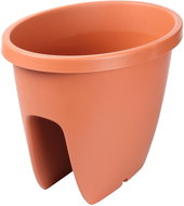 PLASTKON Květináč balkónový BALCONIA OVI, sada 3ks, 30cm, terakota - Květináč