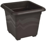 Plastkon Quattro květináč – hnědý, sada 10 ks, 20 cm - Květináč