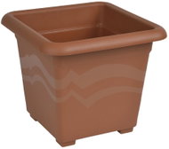 PLASTKON Květináč QUATTRO, sada 3ks, 40cm, hnědý - Květináč