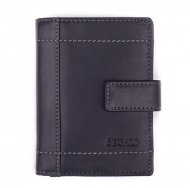 Men's leather wallet Segali 7516L black - Wallet