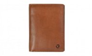 Men's leather wallet Segali 101 A cognac/black - Wallet