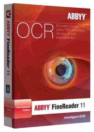 ABBYY FineReader 11 Professional Edition BOX - OCR software - Hlavní obrázek