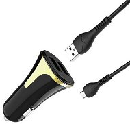 HOCO Z31 Fast Car Charger incl. Micro USB Data Cable, Black - Car Charger