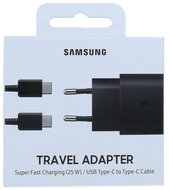 Samsung EP-TA800EBE originální rychlonabíječka vč. originálního kabelu USB-C (Type C) černá (EU Blis - Nabíječka do sítě