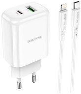 Borofone BN4 rychlonabíječka pro iPhone včetně Lightning kabelu 20W - Nabíječka do sítě