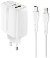 HOCO N11 rychlonabíječka pro iPhone včetně Lightning kabelu 20W - Nabíječka do sítě