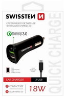 Swissten Car Quick Charger micro USB 2.4A Dual - Car Charger