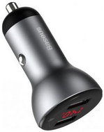 Baseus Smart Fast Car Charger 45W including USB-C Data Cable - Car Charger