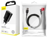 Baseus Speed Mini rychlonabíječka 18W včetně datového kabelu USB-C 3A - Nabíječka do sítě