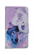 TopQ Puzdro iPhone 13 knižkové Polárny vlk 66350 - Puzdro na mobil