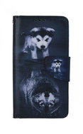 TopQ Wallet Phone Case for iPhone 13 Reflection of the Wolf 66345 - Phone Case