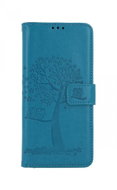 TopQ Wallet Phone Case for Vivo Y20s Turquoise Tree Owls 68823 - Phone Case