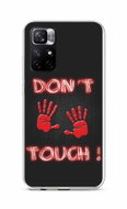 TopQ Cover Xiaomi Poco M4 Pro Silicone Don't Touch Red 69713 - Phone Cover