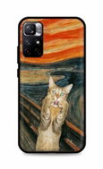 TopQ Cover Xiaomi Poco M4 Pro Silicone Scared Cat 69815 - Phone Cover