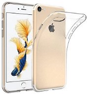 TopQ Puzdro iPhone 8 silikón ultratenký priehľadný 0,5 mm 27358 - Puzdro na mobil