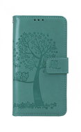 TopQ Case iPhone 13 book Green Tree Owls 66365 - Phone Case