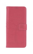 TopQ Wallet Phone Case for Vivo Y20s Dark Pink Owl Tree 68689 - Phone Case