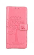 TopQ Wallet Phone Case for Vivo Y11s Pink Tree Owls 68677 - Phone Case