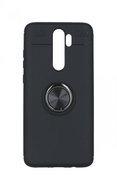TopQ Cover Xiaomi Redmi Note 8 Pro Silicone Black with Black Ring 69521 - Phone Cover
