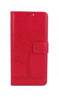 TopQ Xiaomi Poco M4 Pro book case Dark pink tree owls 69586 - Phone Case