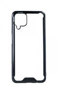 TopQ Cover Samsung A12 Acrylic Hard with Black Frame 68727 - Phone Cover
