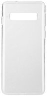 TopQ Cover Samsung S10 Silicone Transparent Ultrathin 0.5mm 37442 - Phone Cover